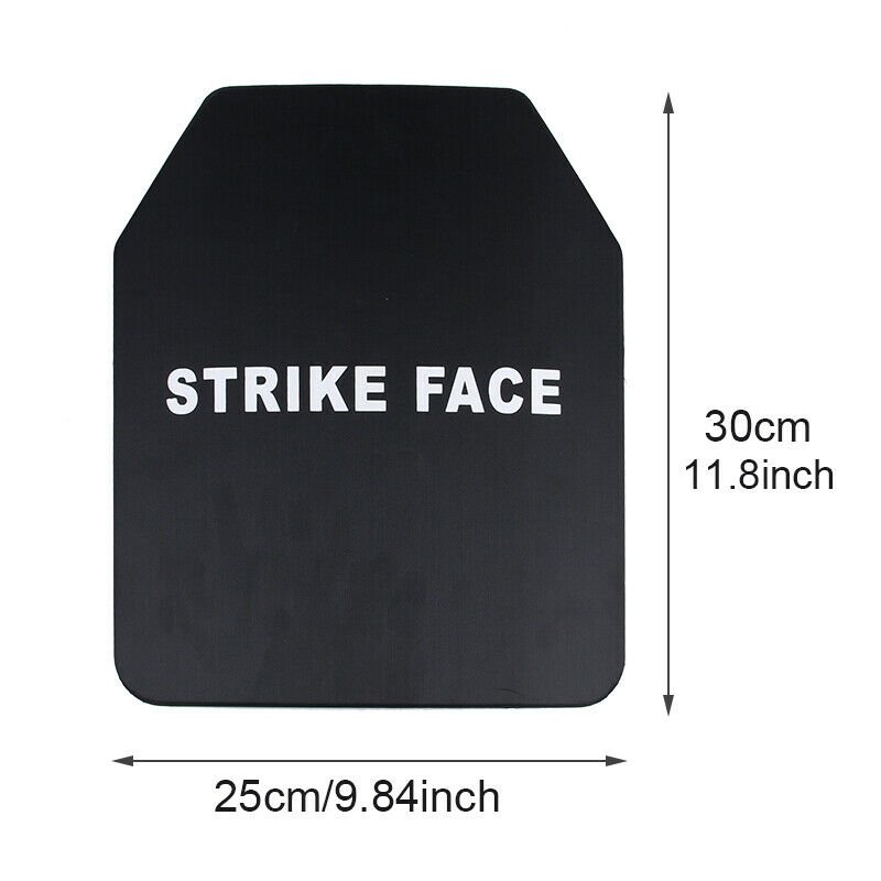 2 x SAPI Plate Level 4 30cm x 25cm Bulletproof Ceramic Plates